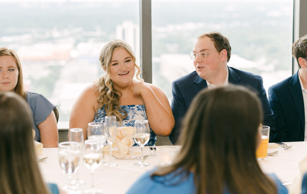 Showcase the importance of memories from your rehearsal dinner by having your photographer there. 