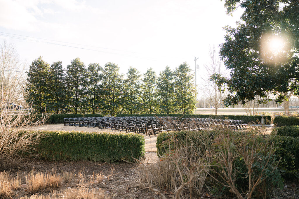 Long Hollow Gardens Wedding - Ceremony site 